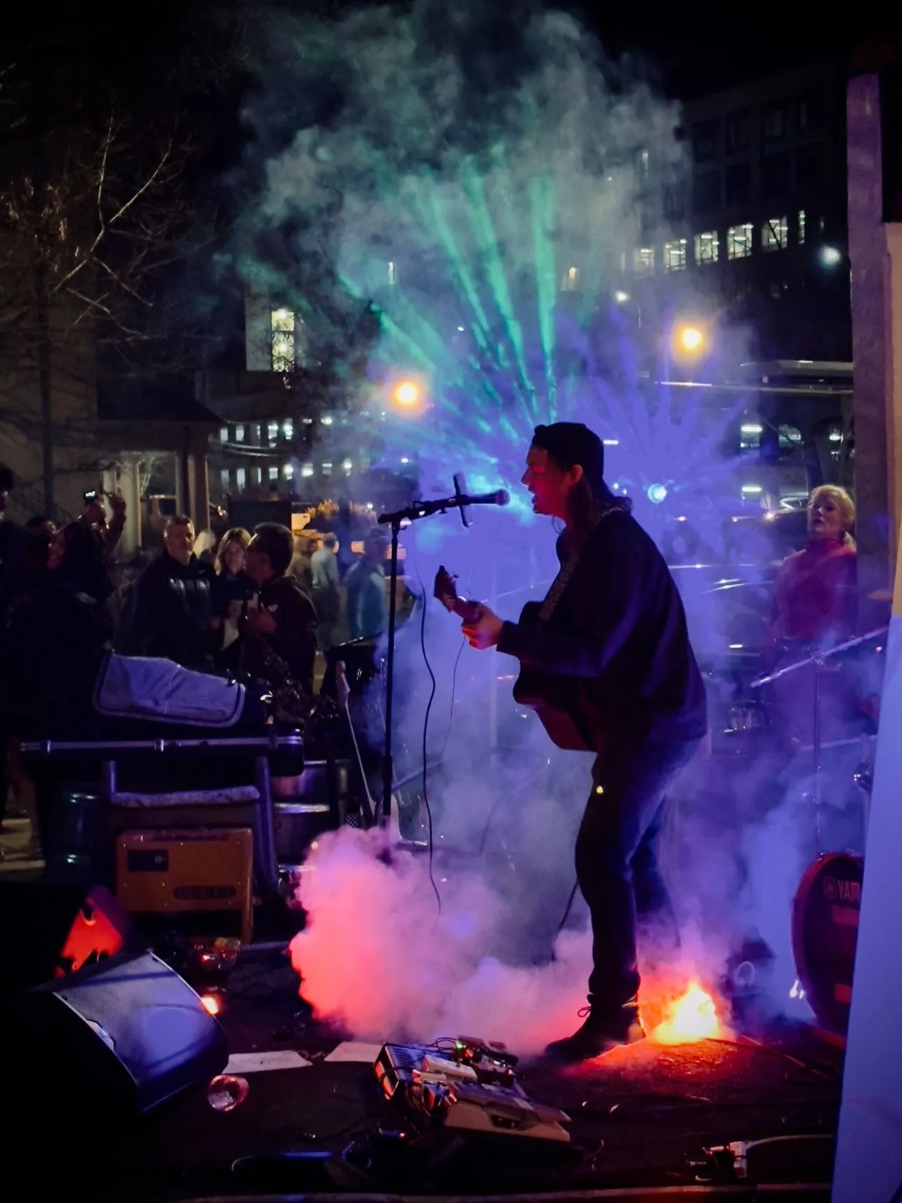 Live band on stage